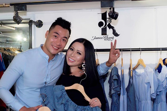 Kristine Thảo Lâm và siêu mẫu Phạm Thành bị bắt gặp đi mua sắm cùng nhau