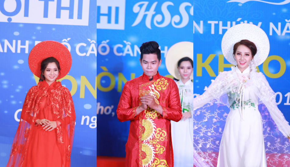 Hotgirl Hứa Tăng Kim Anh, Top model Nguyễn Lợi và Á khôi Trương Xuân Quỳnh làm Vedette đêm diễn