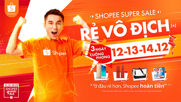 Shopee Super Sale Tháng 12: Mở Bán 120.000 Mặt Hàng Rẻ Vô Địch 
