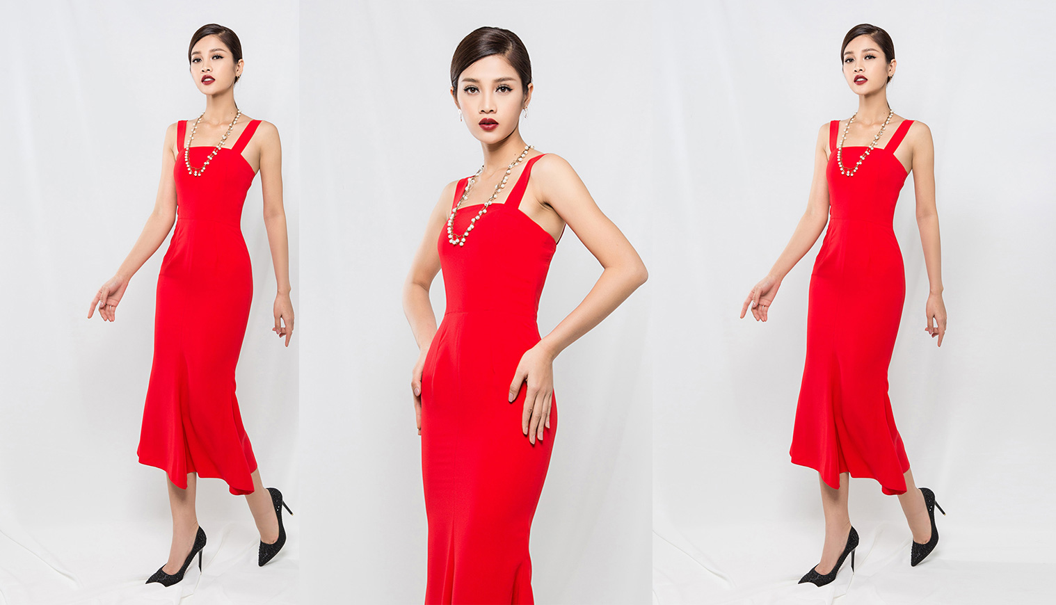 Mỹ Duyên The Face chọn trang phục của DW by David Wong tại vòng chung kết Hoa hậu Hoàn Vũ 