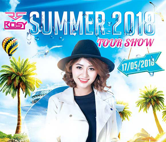 DJ Rosy với lịch chạy show Xuyên Việt trong năm 2018