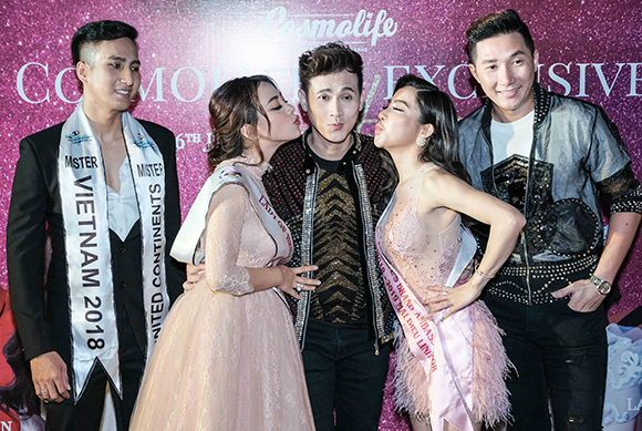 Mai Diệu Linh, Miko Lan Trinh, Lâm Trí Thuận, Lý Cao Thiên Sơn khoe sắc tại Cosmolife’s Exclusive Night 2018 