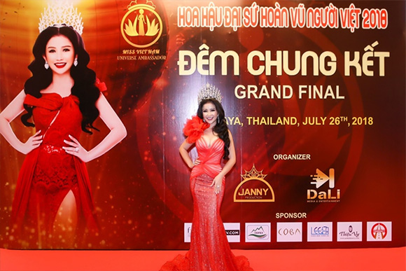 Hoa hậu Janny Thủy Trần – Người đưa cuộc thi Hoa hậu Đại sứ Hoàn vũ Người Việt 2018 đến thành công tốt đẹp