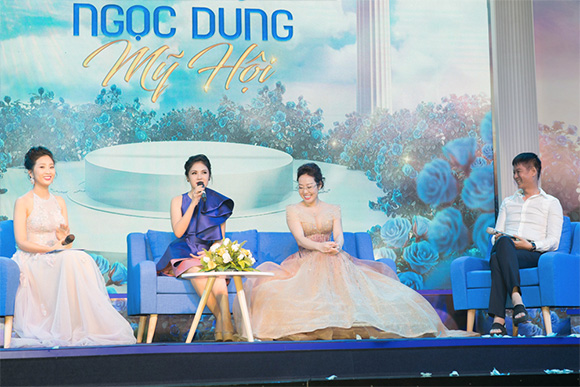 Việt Trinh, Hari Won và Hương Giang xuất hiện xinh đẹp trong sự kiện ‘Ngọc Dung mỹ hội’